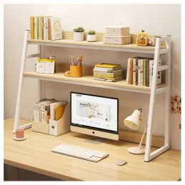 Étagère de rangement à poser sur le bureau REGALO TABLE / Blanc – bois clair