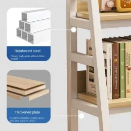 Étagère de rangement à poser sur le bureau REGALO TABLE / Blanc – bois clair