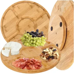 Plateau tournant pour aliments AGRO / Bois de bambou