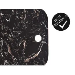 Planche à découper MARBLE LUX / Bois naturel + marbre noir