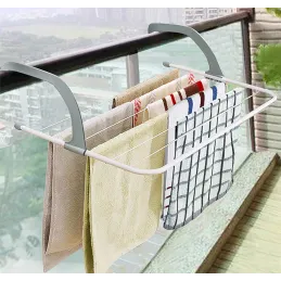 Séchoir à linge de balcon TIANA / Gris
