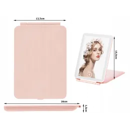 Miroir de maquillage avec éclairage LED LEXIA / Rose