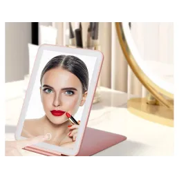 Miroir de maquillage avec éclairage LED LEXIA / Rose