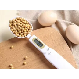 Louche de cuisine avec écran LCD et balance ELECTRA / Blanche
