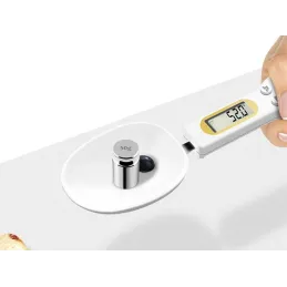 Louche de cuisine avec écran LCD et balance ELECTRA / Blanche