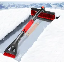 Grattoir avec balayette à neige