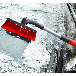 Grattoir avec balayette à neige