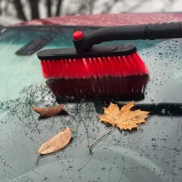 Grattoir avec balayette à neige