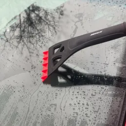 Grattoir avec balayette à neige
