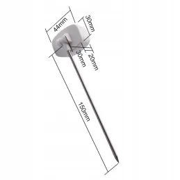 Thermomètre alimentaire LCD PIN / Blanc