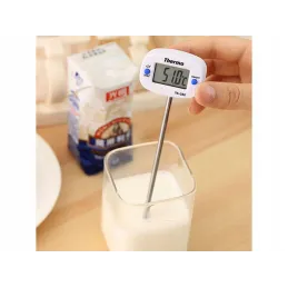 Thermomètre alimentaire LCD PIN / Blanc