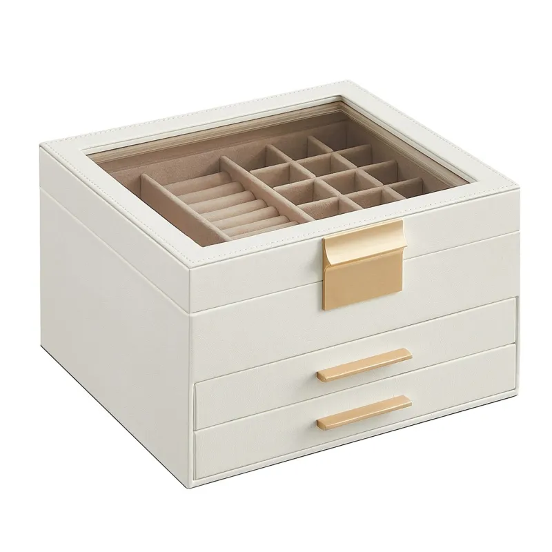Boîte à bijoux design SWAN XL / Blanche