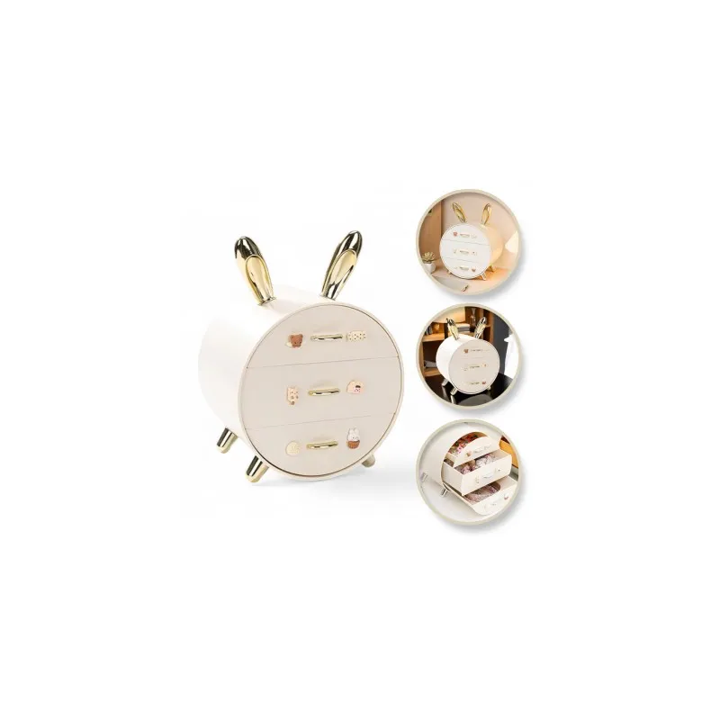 Boîte à bijoux exclusive SWEET / Blanc-doré