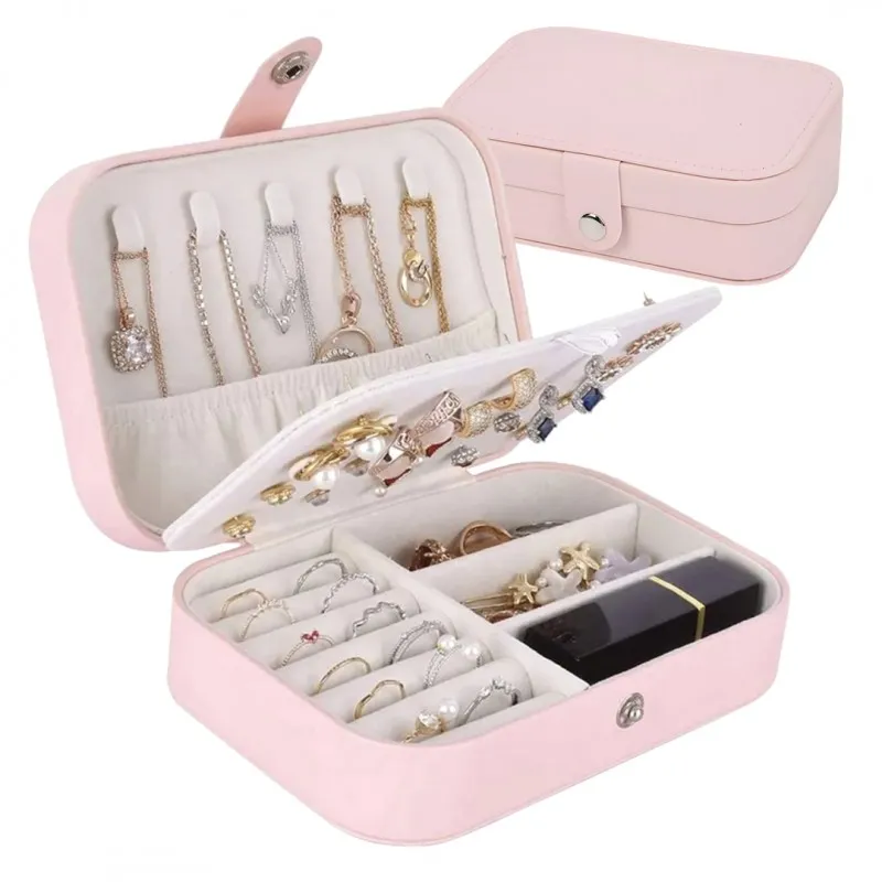 Coffret à bijoux de voyage SELENA / Rose