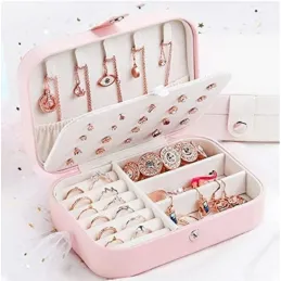 Coffret à bijoux de voyage SELENA / Rose