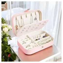 Coffret à bijoux de voyage SELENA / Rose