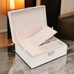 Boîte à bijoux élégante SELIA / Blanche