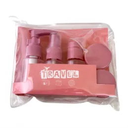 Set de voyage de contenants et flacons pour cosmétiques HOLIDAY / Rose