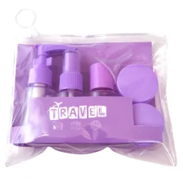 Set de voyage de contenants et flacons pour cosmétiques HOLIDAY / Violet