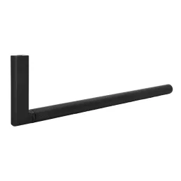 Porte-manteau mural pour cintres OVIDA / Noir mat