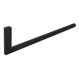 Porte-manteau mural pour cintres OVIDA / Noir mat