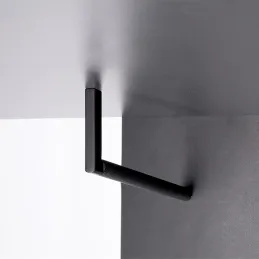 Porte-manteau mural pour cintres OVIDA / Noir mat