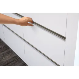 Profilé de prise pour portes GOLIAN - L / Blanc mat 
