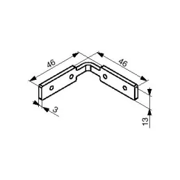 Fixation pour profilés GOLIAN