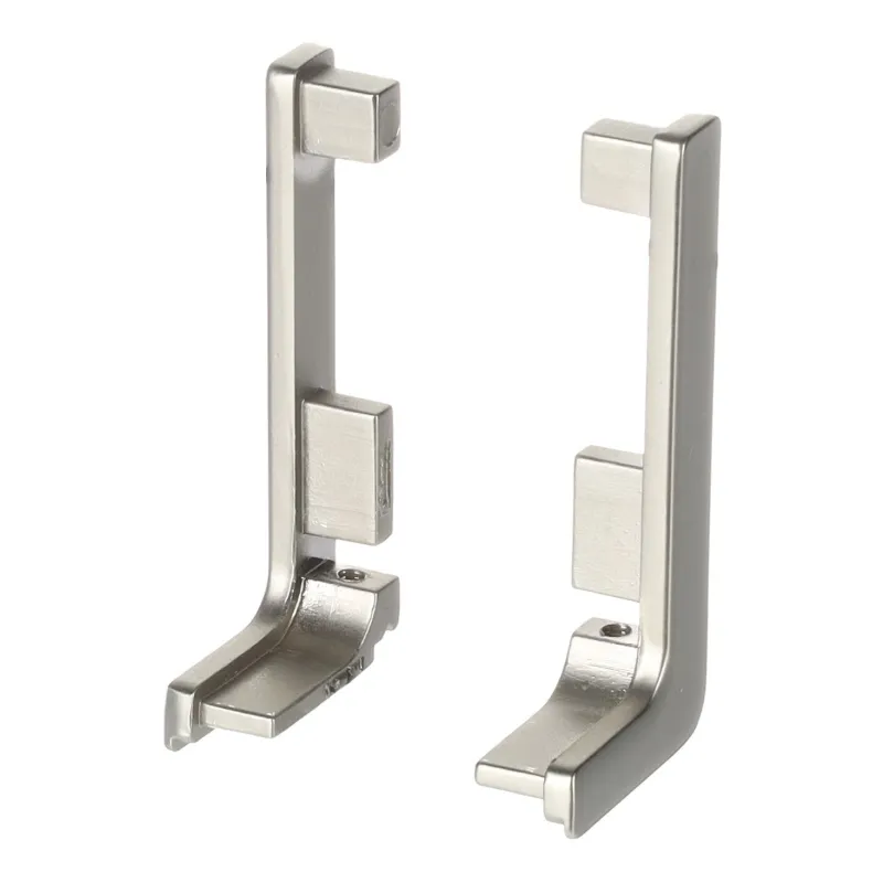 Kit d’embouts en aluminium pour profilés GOLIAN - L / Inox
