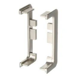 Ensemble d’embouts en aluminium pour profilés GOLIAN - C / Acier inoxydable