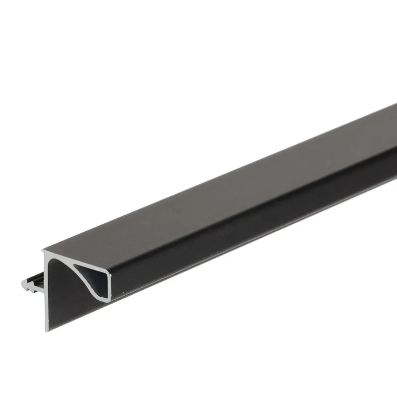 Profilé de prise horizontal pour portes supérieures GOLIAN / Noir mat