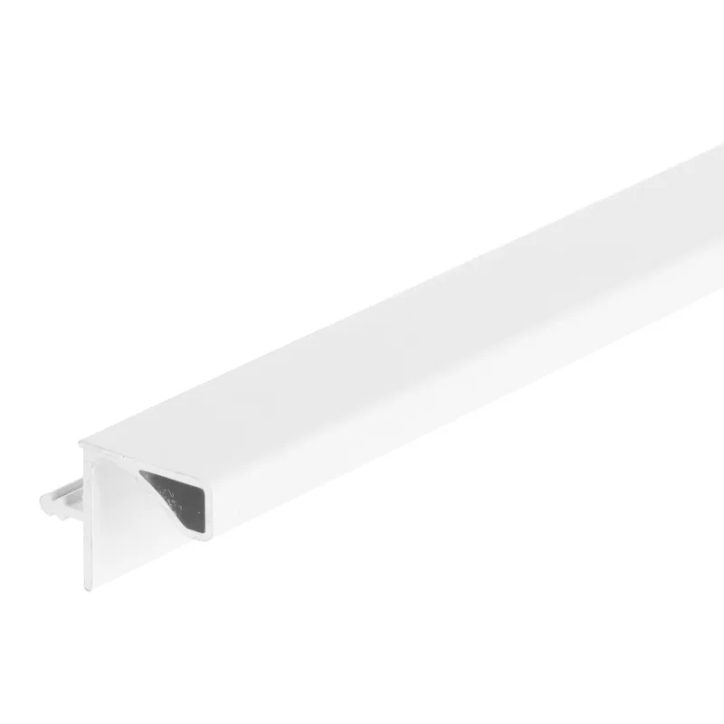 Profilé de prise horizontal sous les portes supérieures GOLIAN / Blanc mat