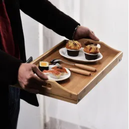 Desserte de service REST / Bois naturel