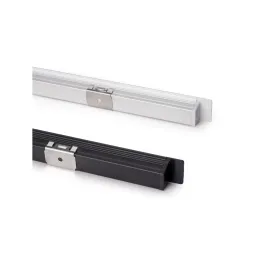 Profilé encastrable en aluminium avec ruban LED et cache PYXIS / Noir mat