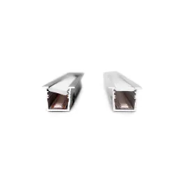 Profilé encastrable en aluminium avec ruban LED et cache PYXIS / Noir mat