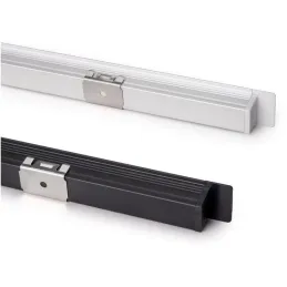 Embout avec câble d’alimentation de 1,5 m pour profilé PYXIS / Aluminium