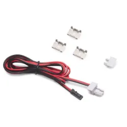 Embout avec câble d’alimentation de 1,5 m pour profilé PYXIS / Aluminium