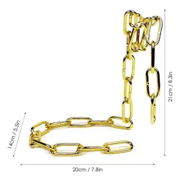 Porte-bouteilles CHAIN / Doré brillant