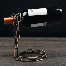 Porte-bouteilles CHAIN / Laiton vieilli