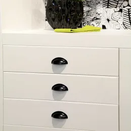 Poignée ZENA / Noir mat