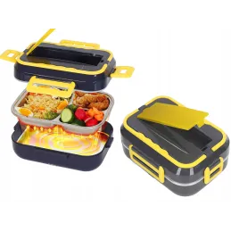 Lunch box électrique chauffant LUNCHBOX / Noir - jaune