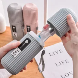 Étui de voyage pour brosses à dents / Gris