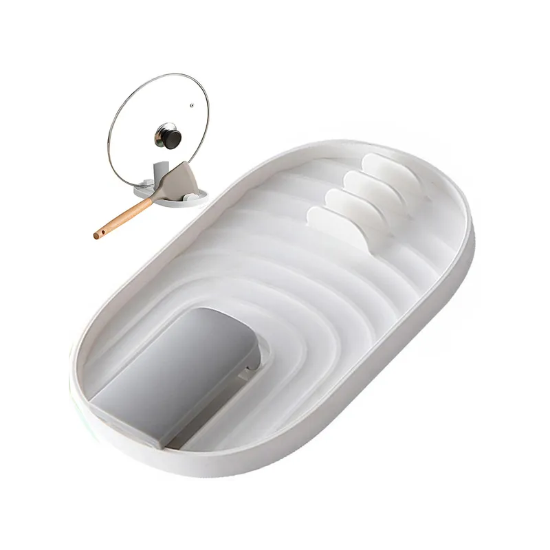 Égouttoir à couverts et range-couvercles GLAN / Blanc