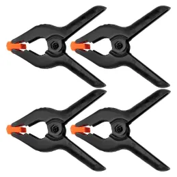Lot de 4 pinces CLAMP MIDI 75 mm / Noir