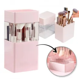 Organiseur pour pinceaux et maquillage MAXO / Rose
