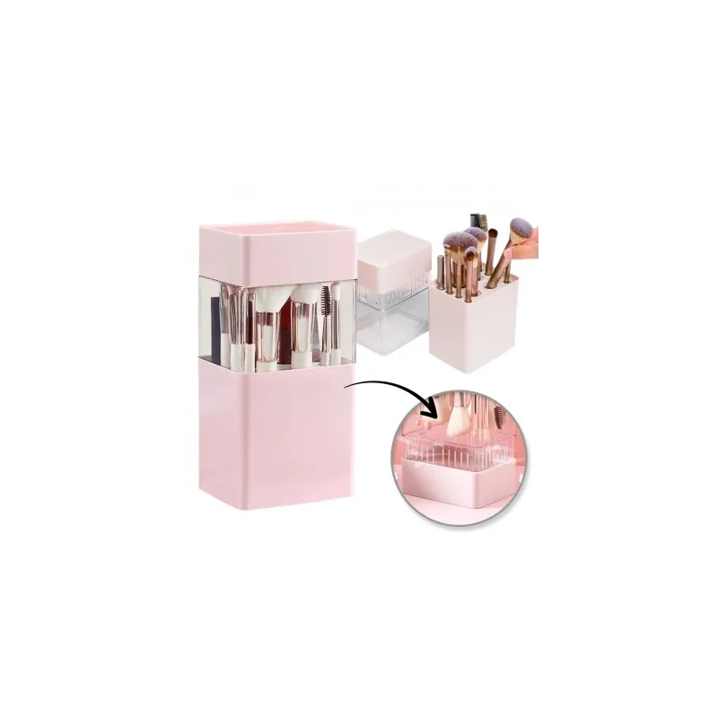 Organiseur pour pinceaux et maquillage MAXO / Rose