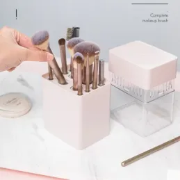 Organiseur pour pinceaux et maquillage MAXO / Rose