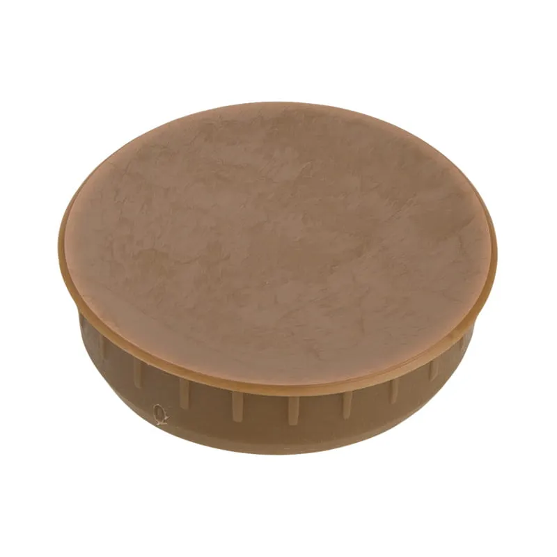Cache-trou 35 mm – 10 pièces / Marron