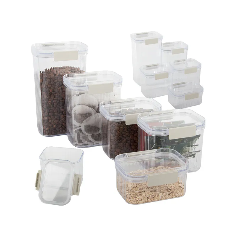 Ensemble de 5 boîtes alimentaires haut de gamme LUXBOX / Transparent