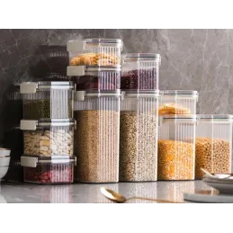 Ensemble de 5 boîtes alimentaires haut de gamme LUXBOX / Transparent